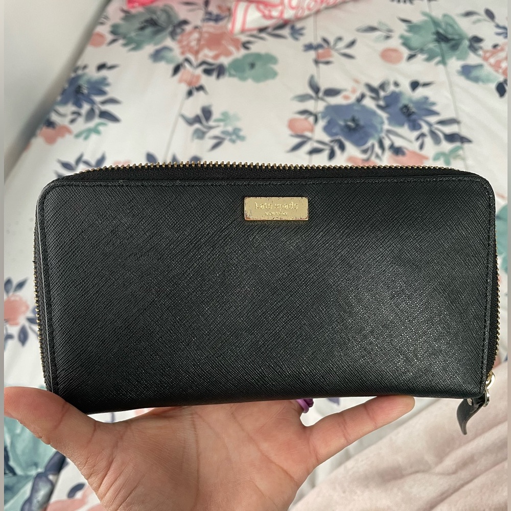 Kate Spade long wallet Black